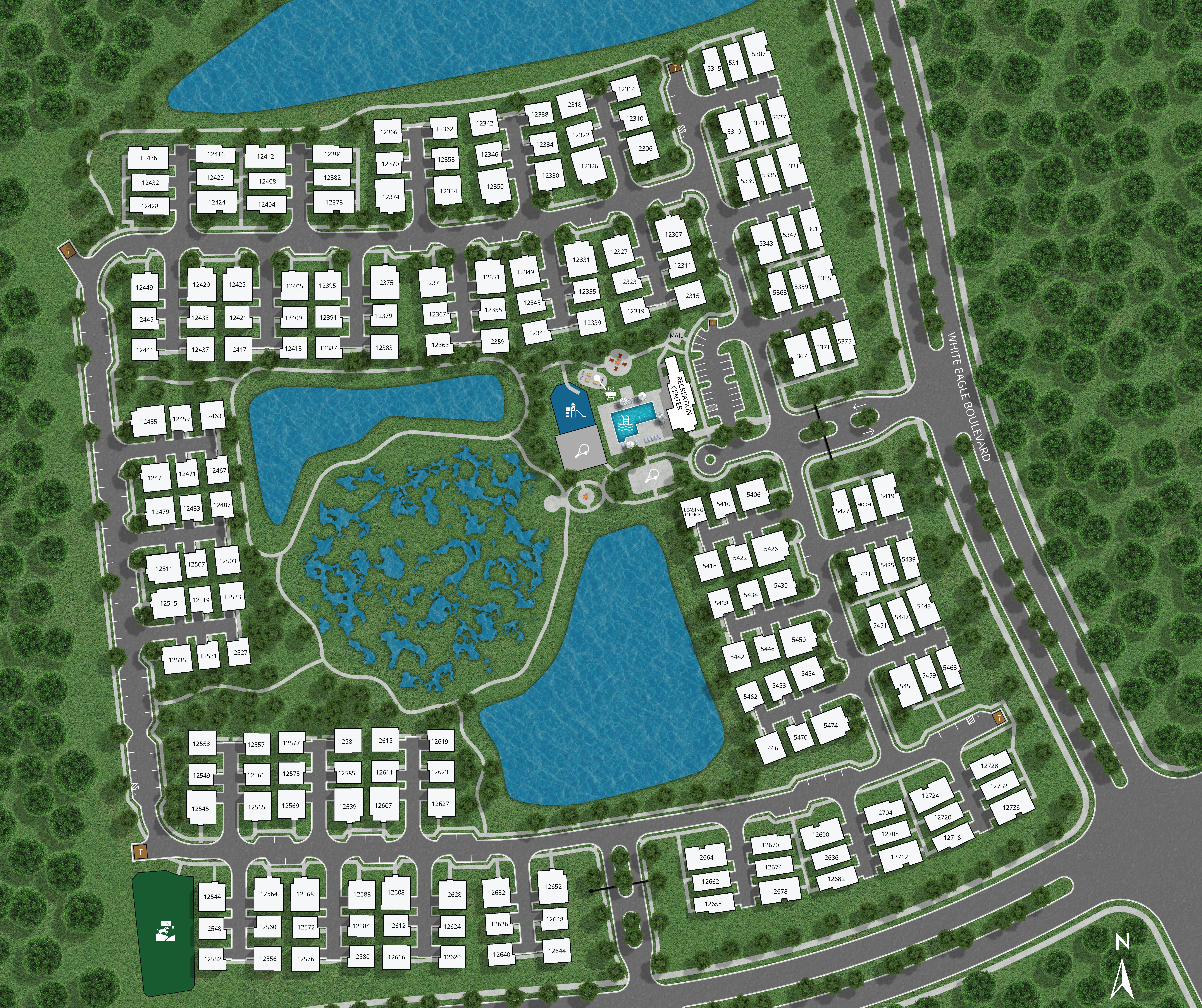 Site Map of Antigua at Lakewood Ranch in Lakewood Ranch, Florida