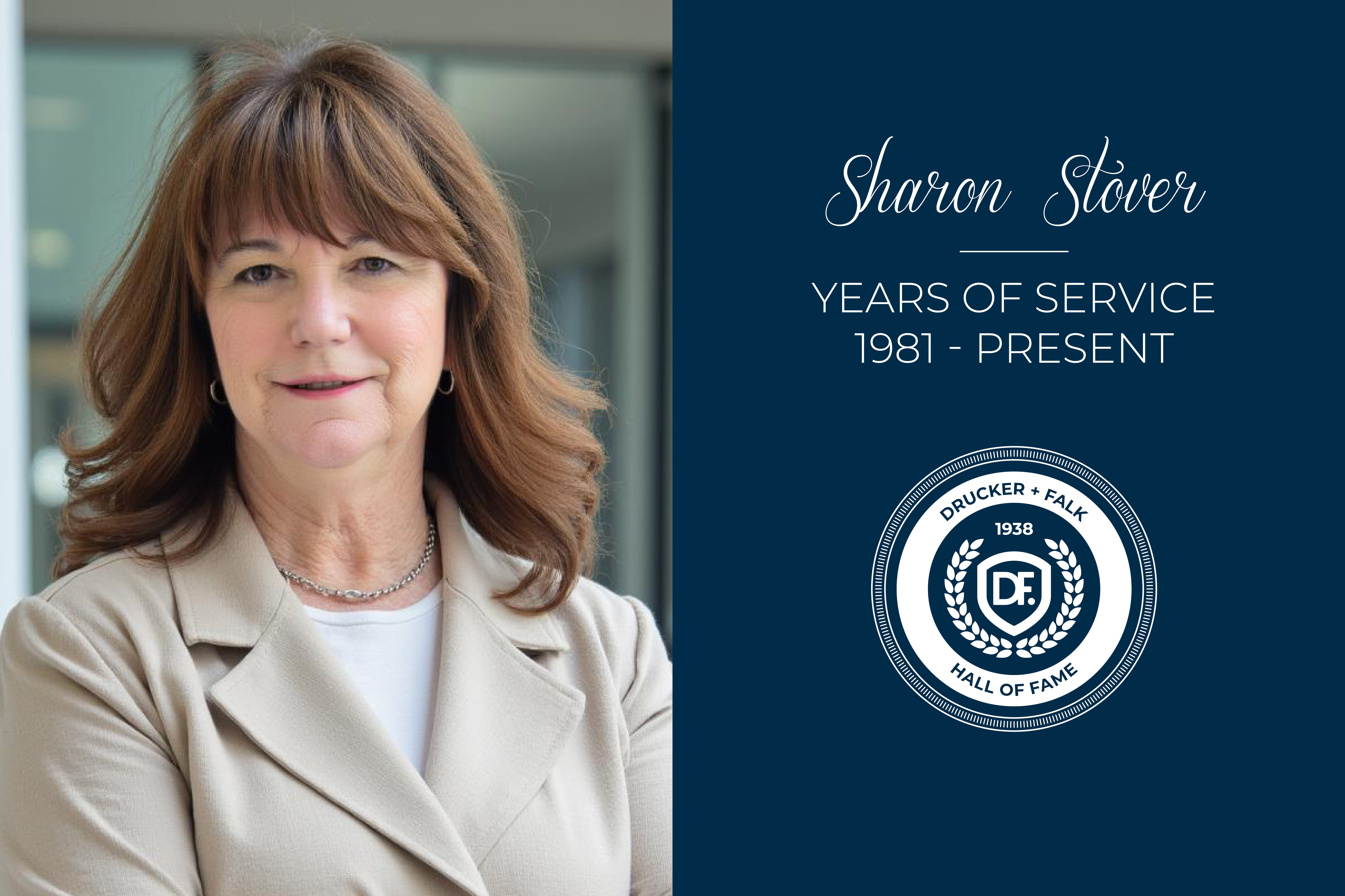 Sharon Stover Drucker + Falk Hall of Fame Inductee