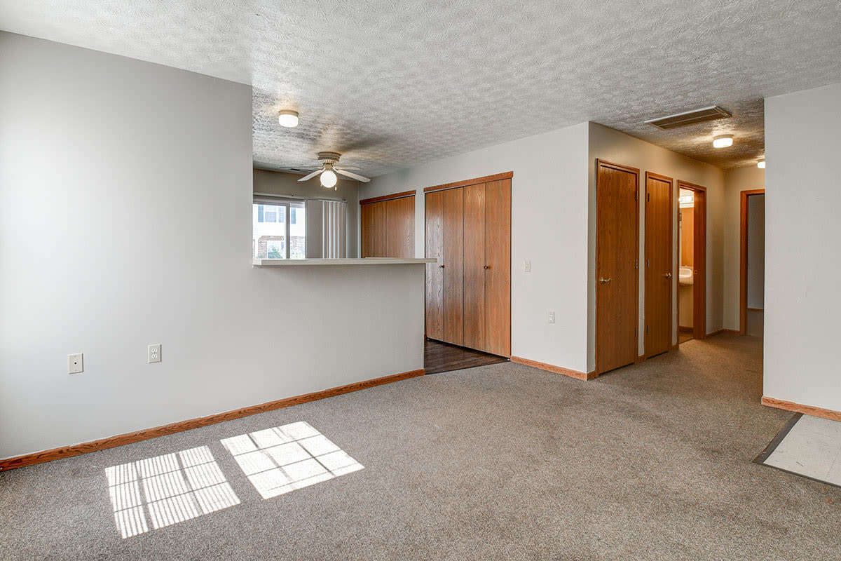 Living area at Heathermoor II in Weirton, West Virginia