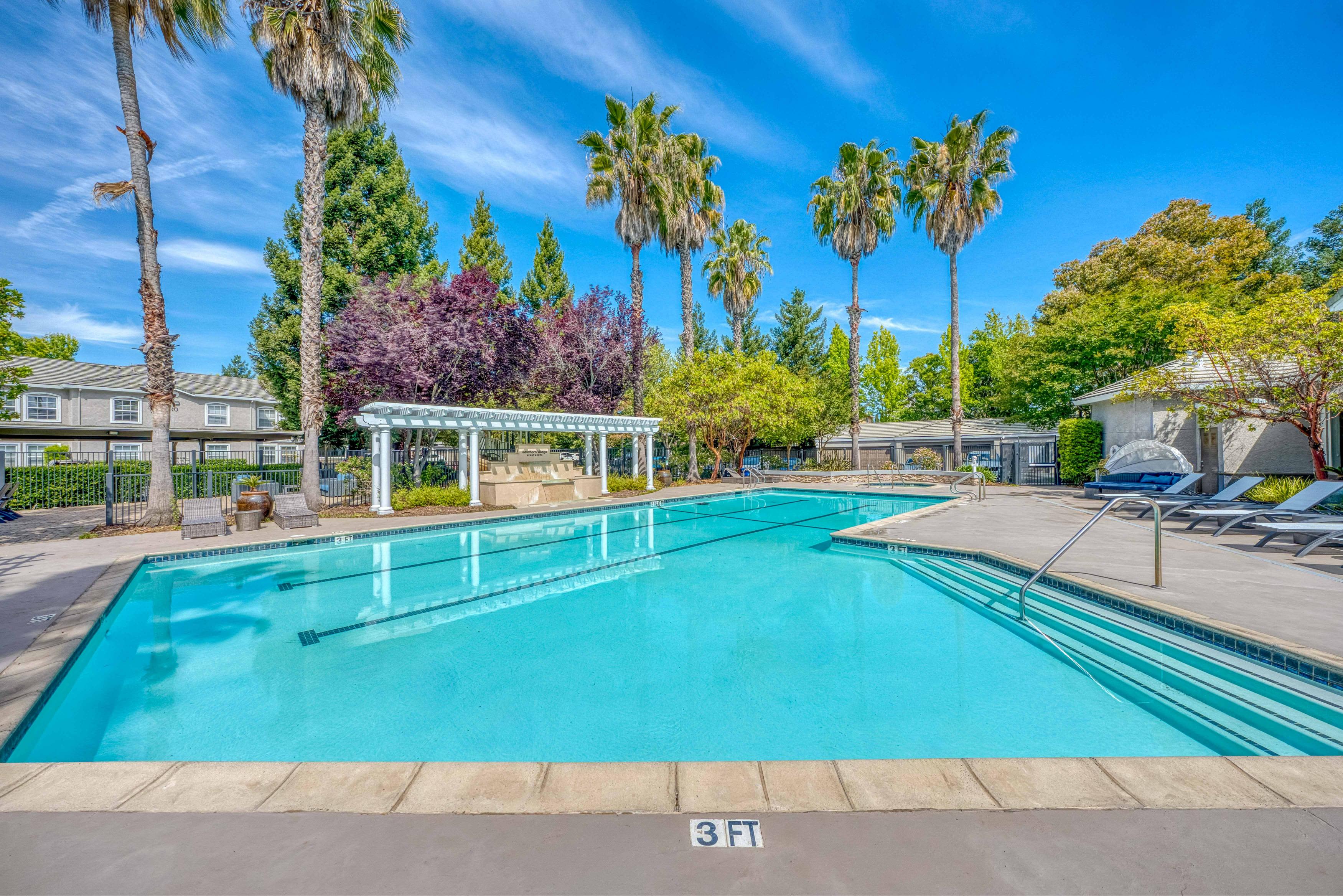Residents at Hawthorn Village Apartments in Napa, California