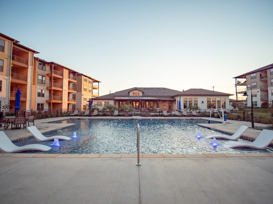 Community pool at Cypress Creek at Stoney Ridge in Del Valle, Texas
