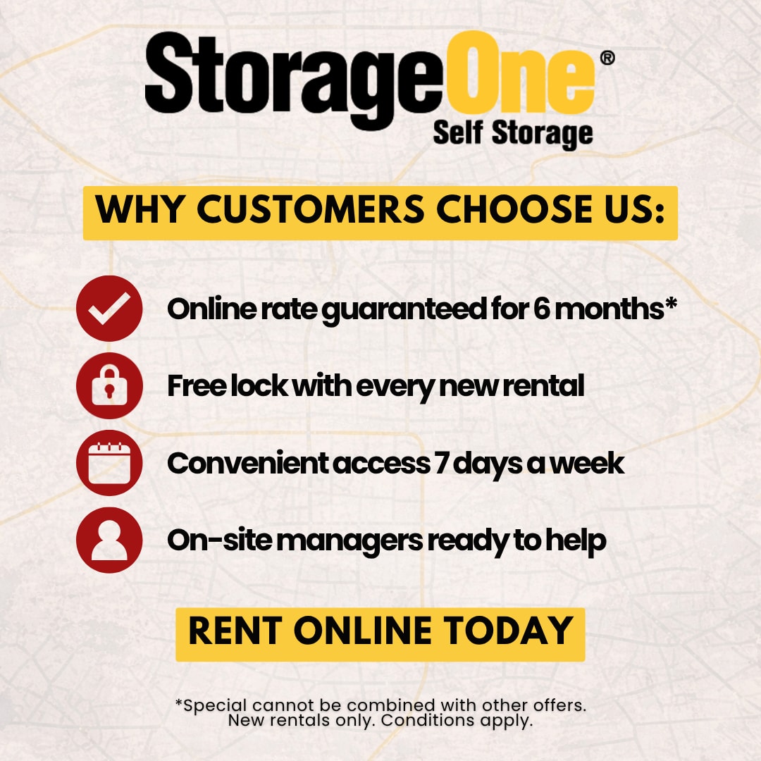 Specials at StorageOne Stephanie Near 215 Beltway in Henderson, Nevada