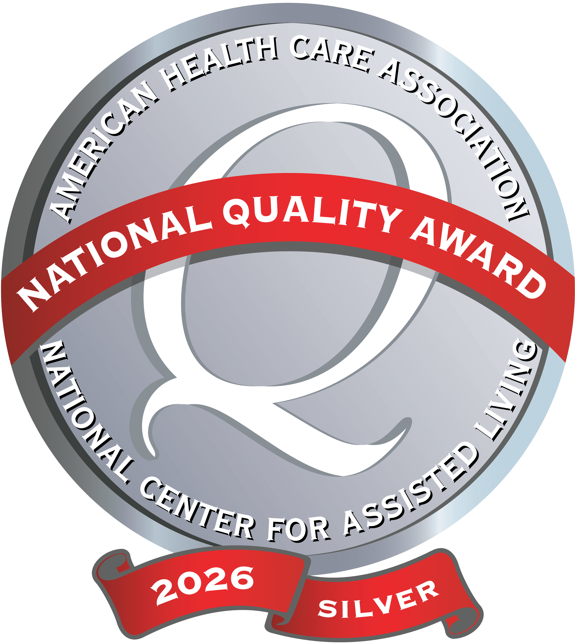 Bronze award badge at Fair Oaks Health Care Center in Crystal Lake, Illinois