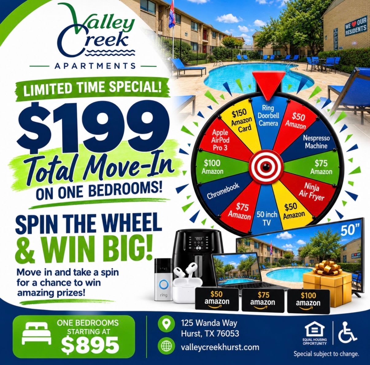 Valley Creek Apartments Specials