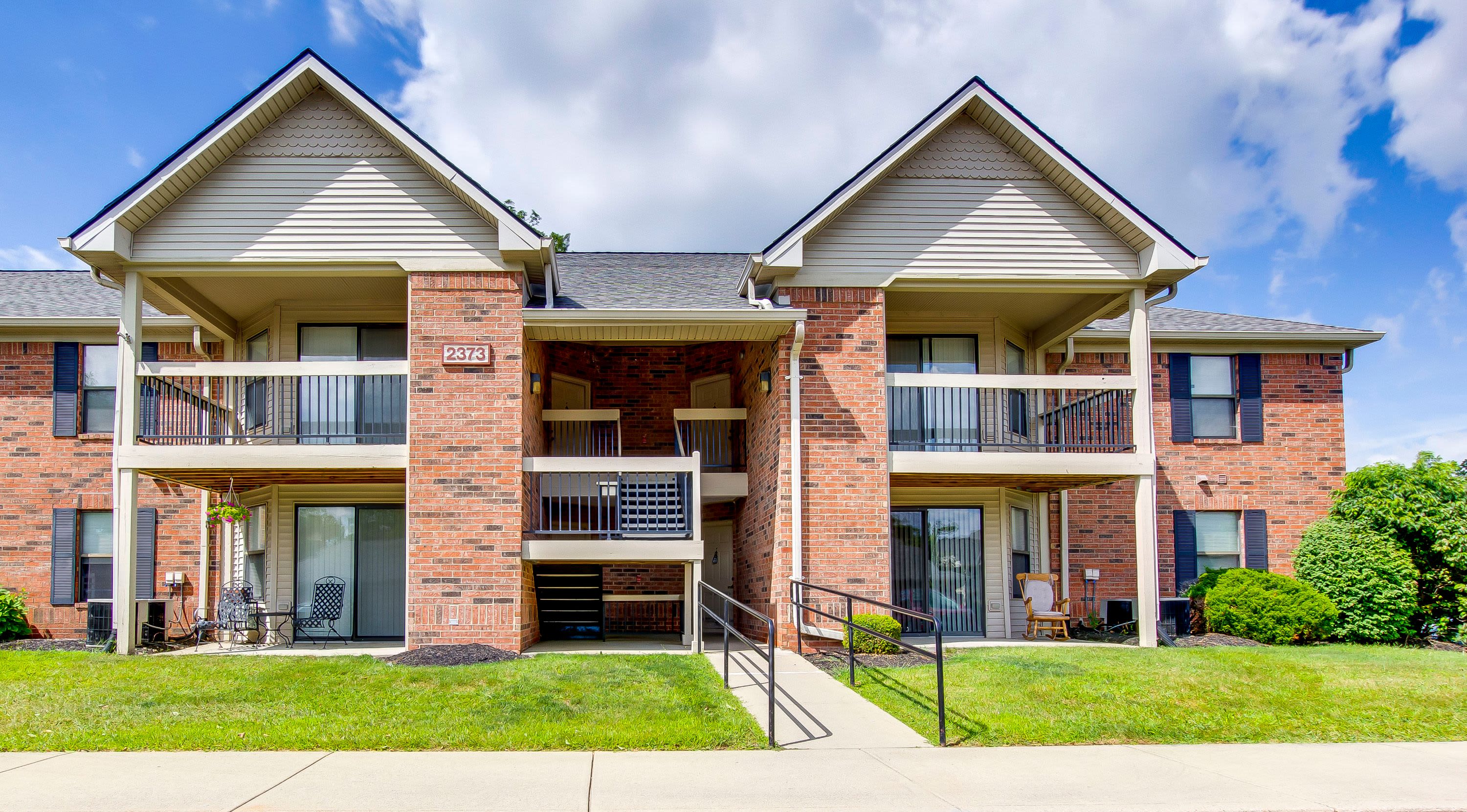 Apartment homes at The Highlands in Fairborn, Ohio