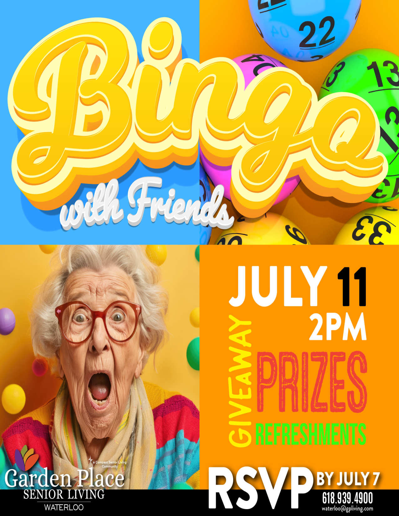 July Flyer at Garden Place Waterloo in Waterloo, Illinois