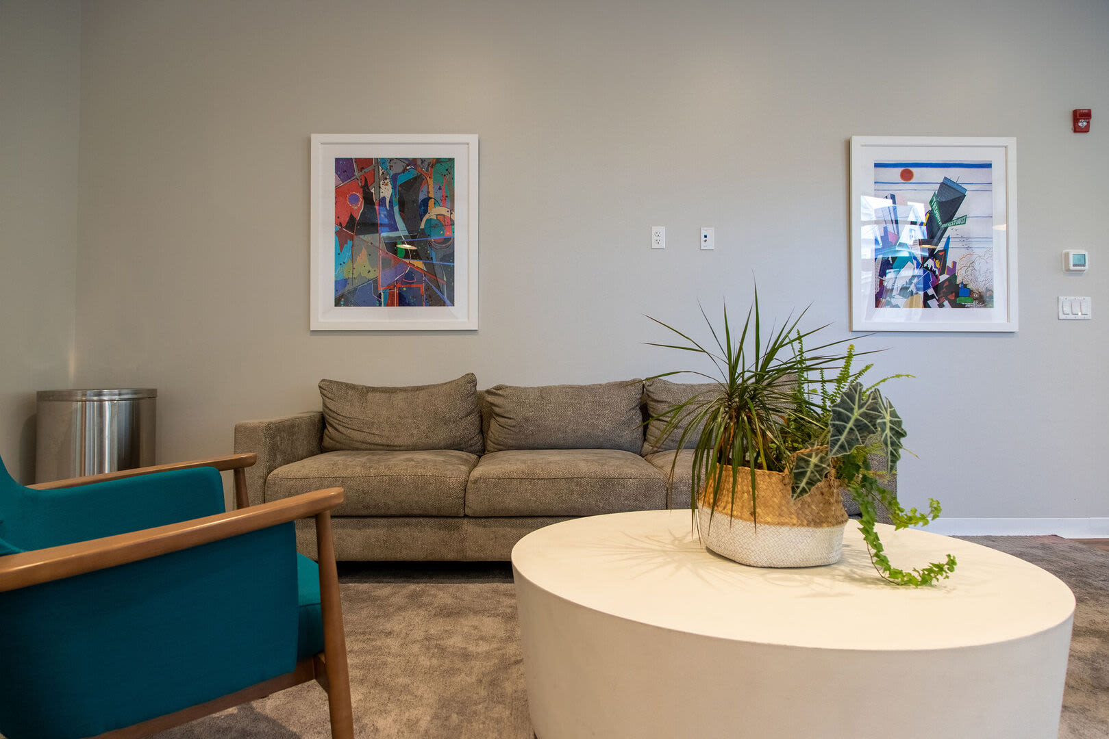 Clubhouse seating area  at Hearth at Four Corners in Dorchester, Massachusetts, 