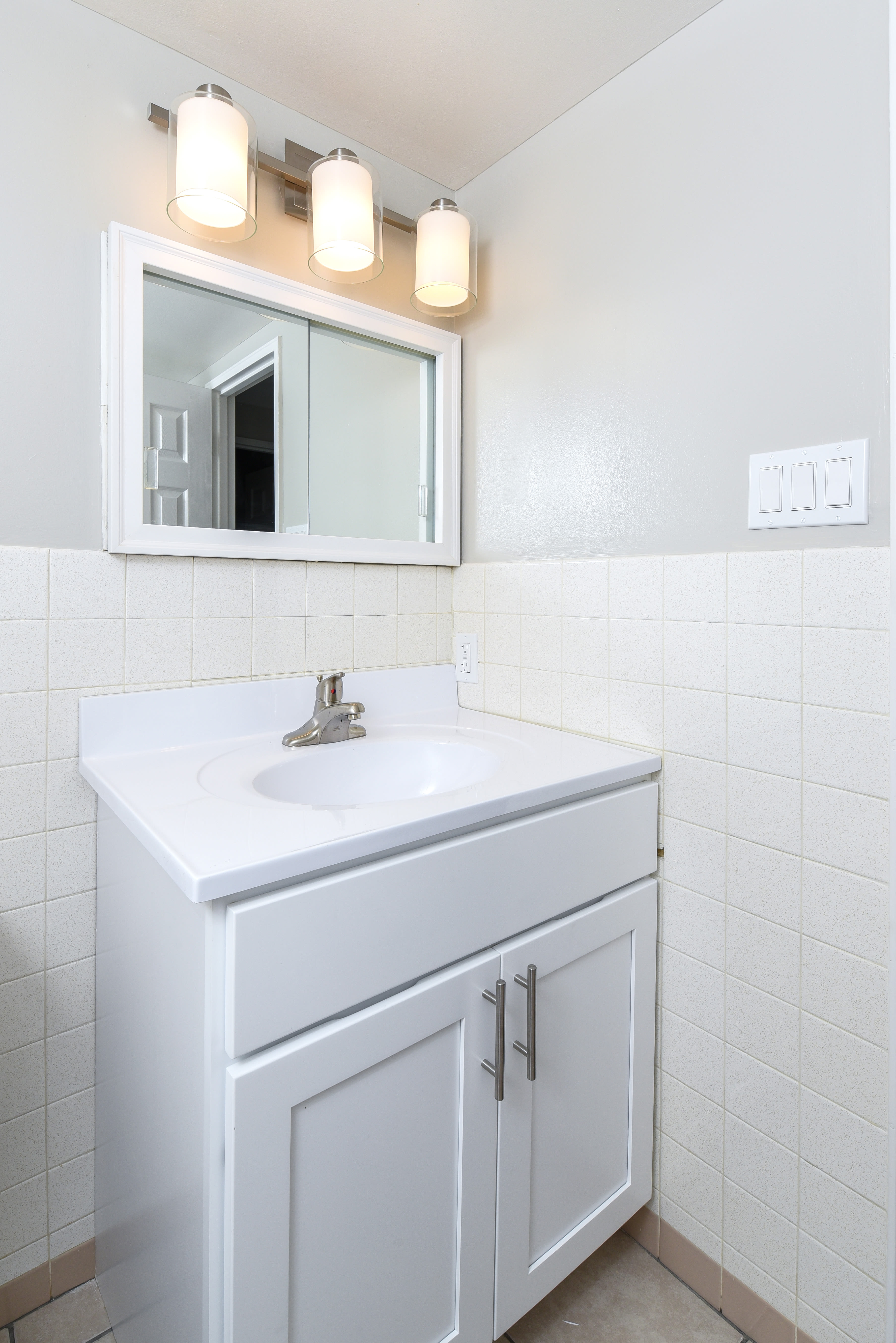 Bathroom vanity at The Nolan in Morrisville, Pennsylvania