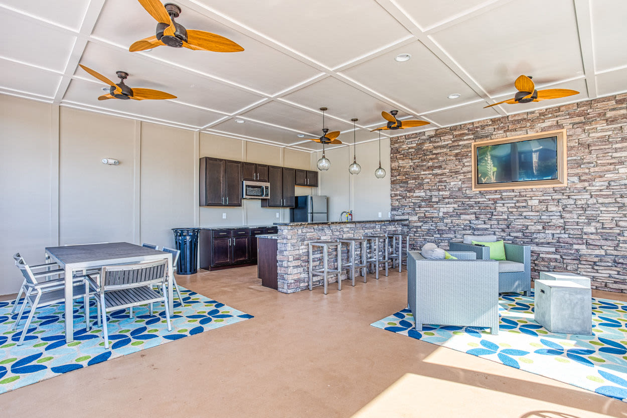 Modern outdoor kitchens Ascot Point Village in Asheville, North Carolina