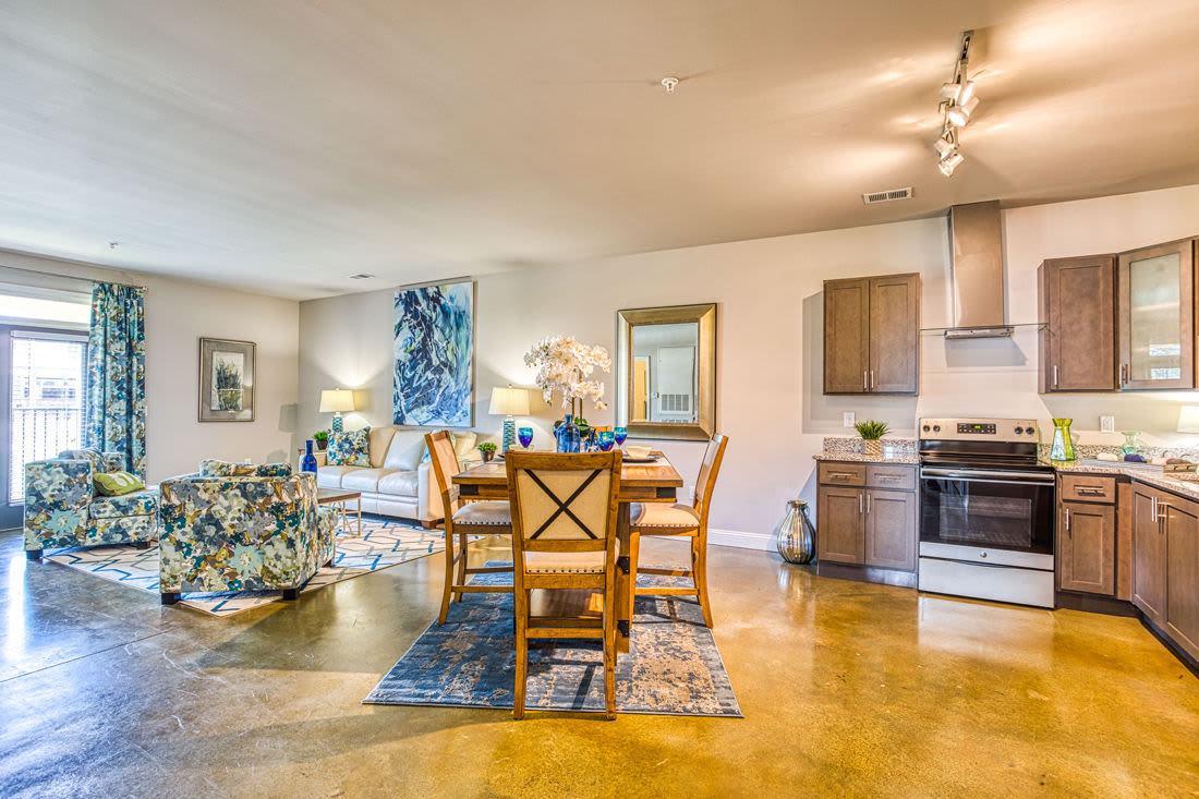 Dinning room table at Beckstone Apartments in Summerville, South Carolina