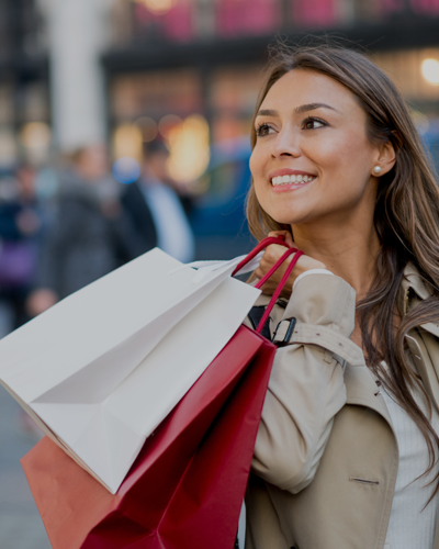 Resident shopping near The Summit at Landry Way