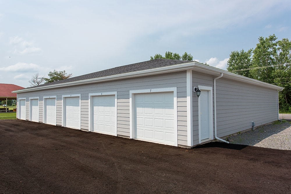 Garages available at Villa Capri Apartments in Rochester, New York
