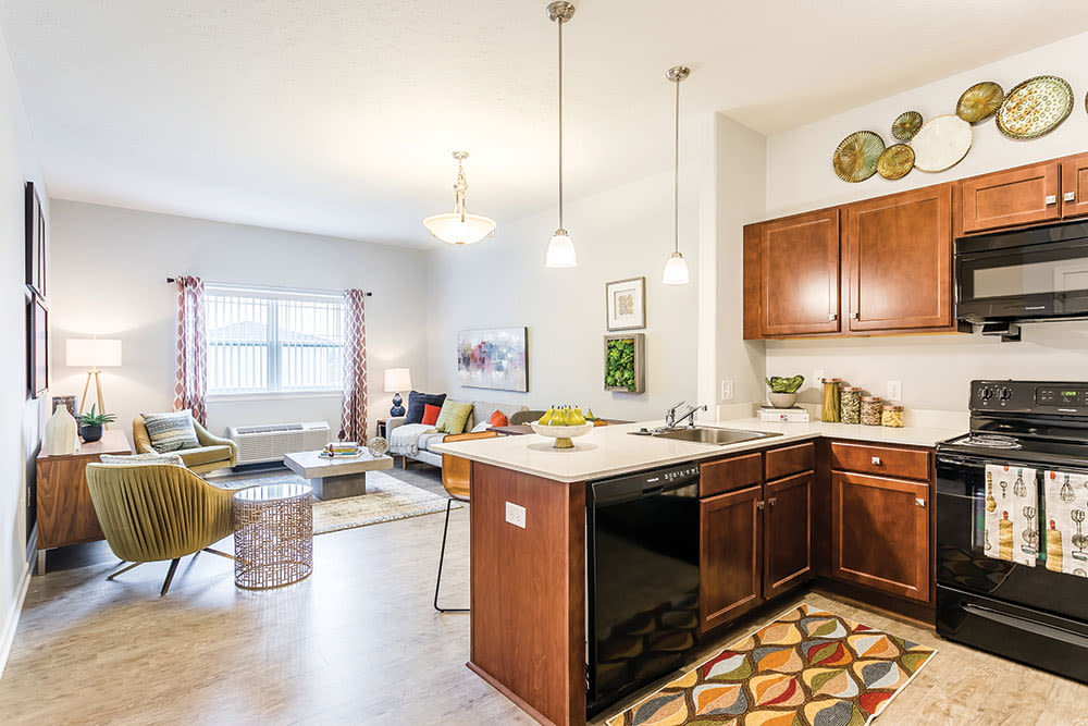 Enjoy an upgraded kitchen at Villa Capri Apartments in Rochester, New York