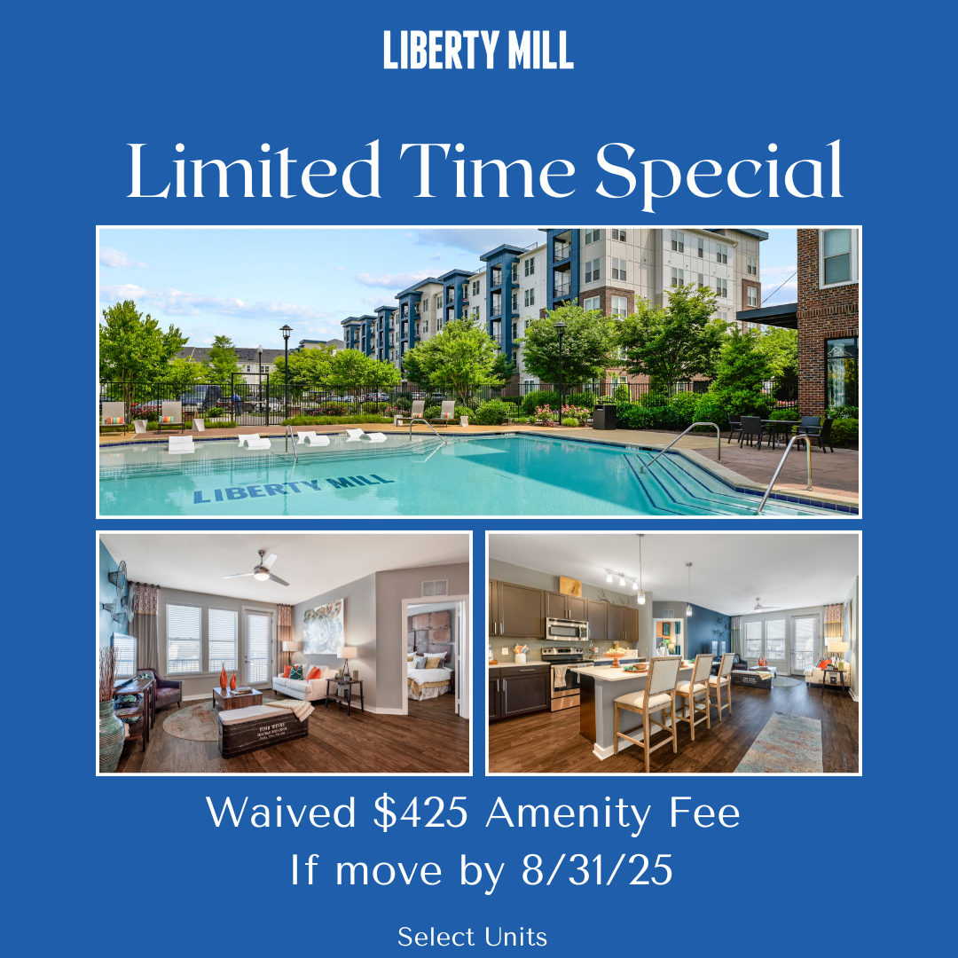 Limited Time Offer banner at Liberty Mill in Germantown, Maryland