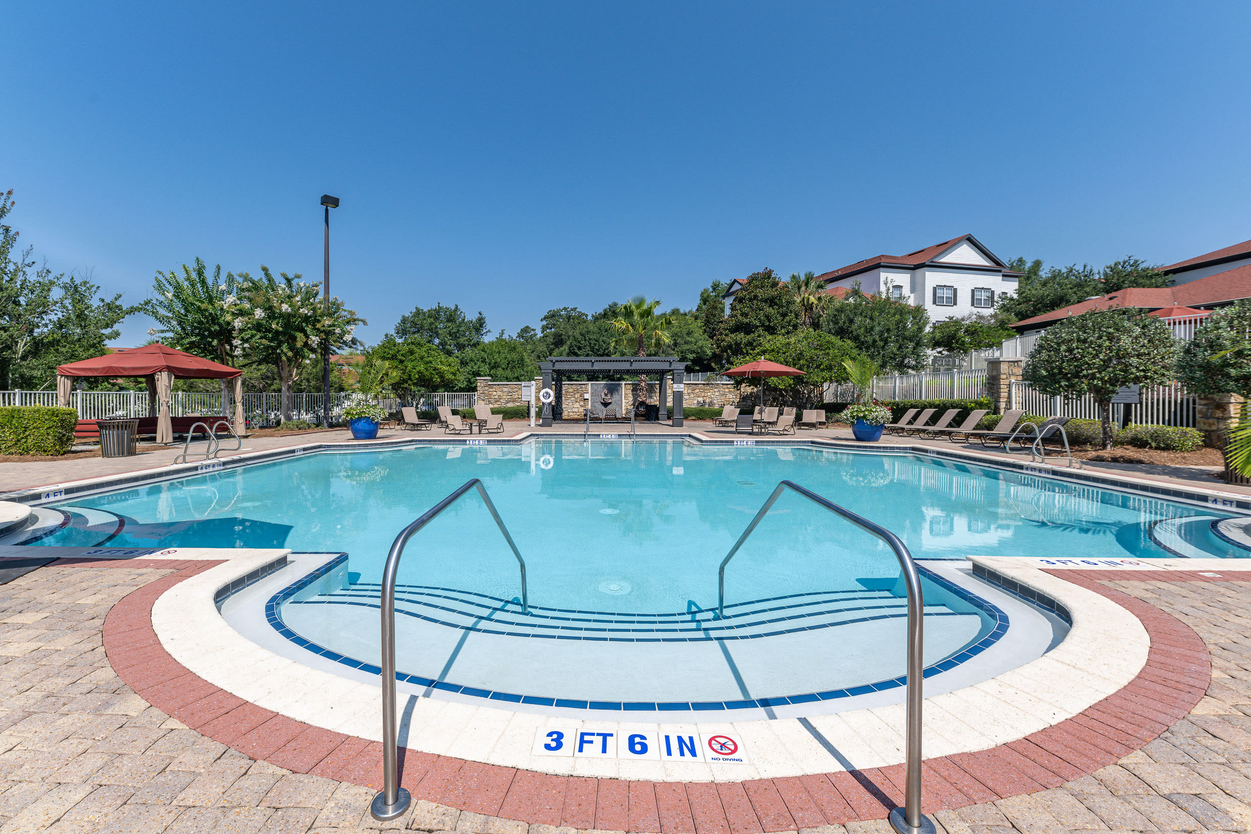 Pool area at Century Capital City in Tallahassee, Florida