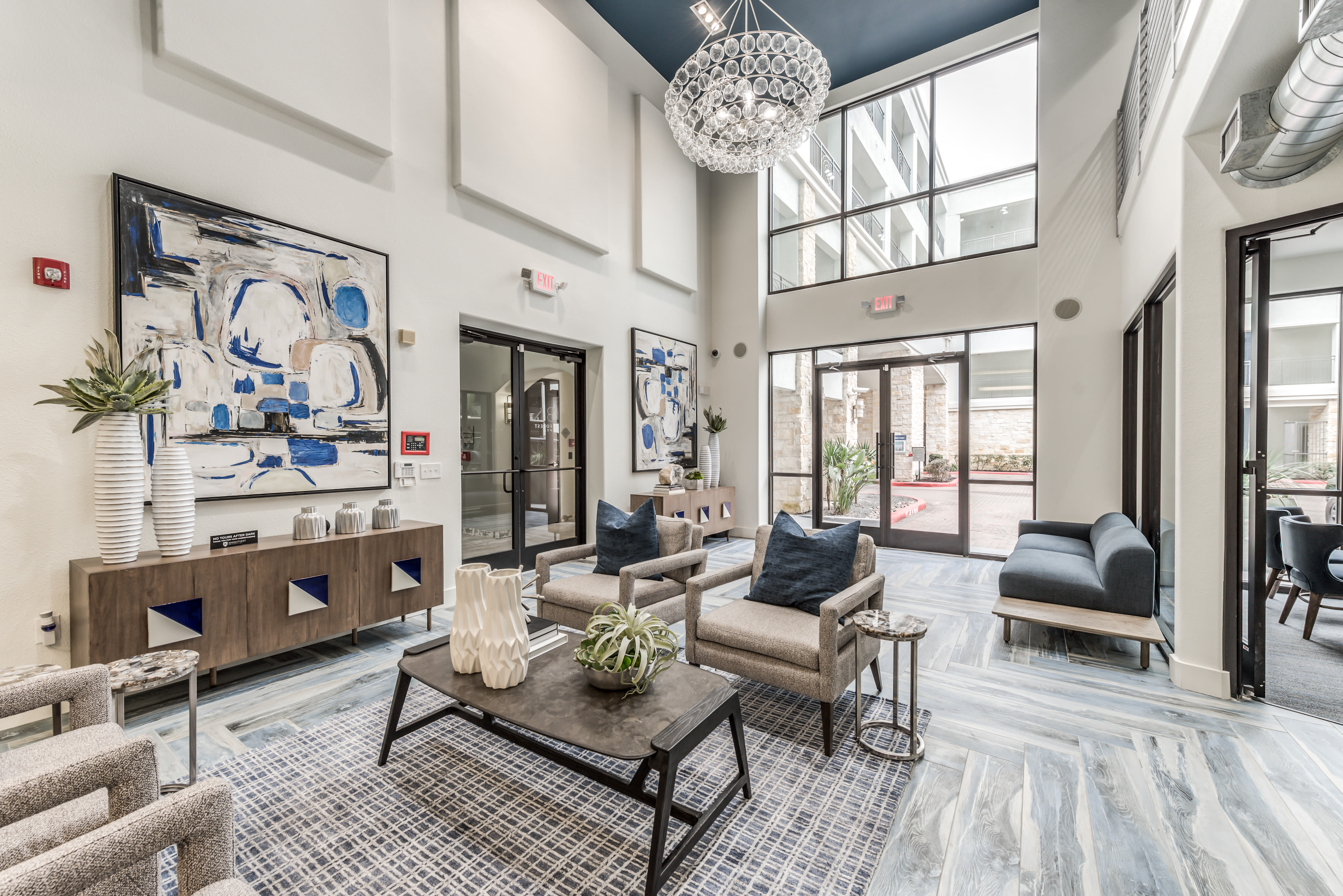 Lobby at Briar Forest Lofts (2 of 3)