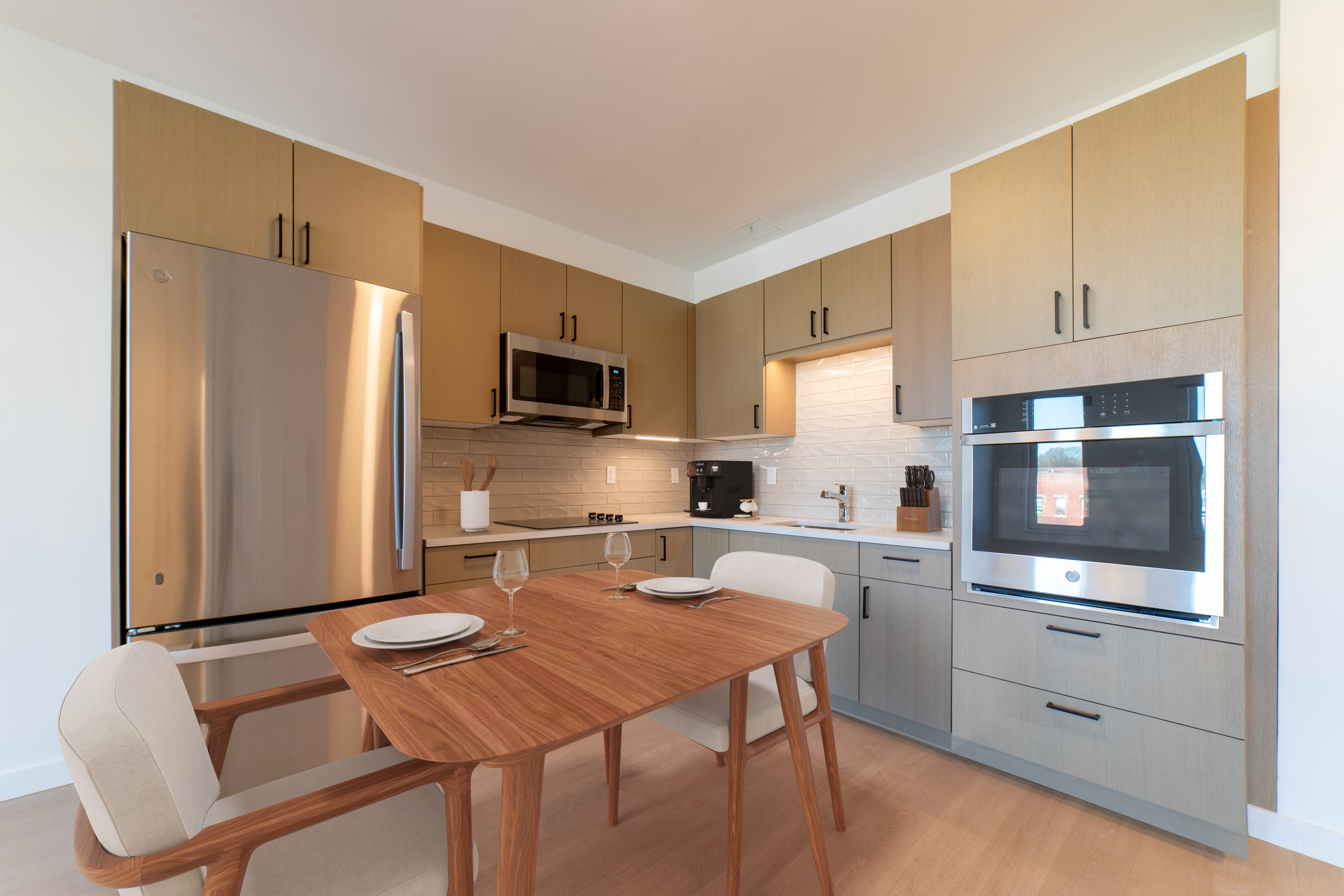 Kitchen 3371 Washington in Jamaica Plain, Massachusetts