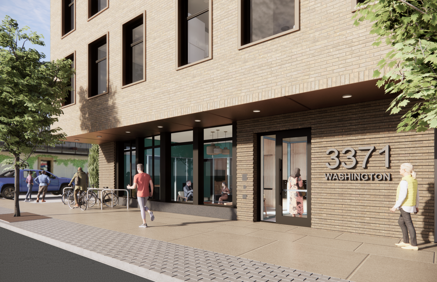 Exterior 3371 Washington in Jamaica Plain, Massachusetts