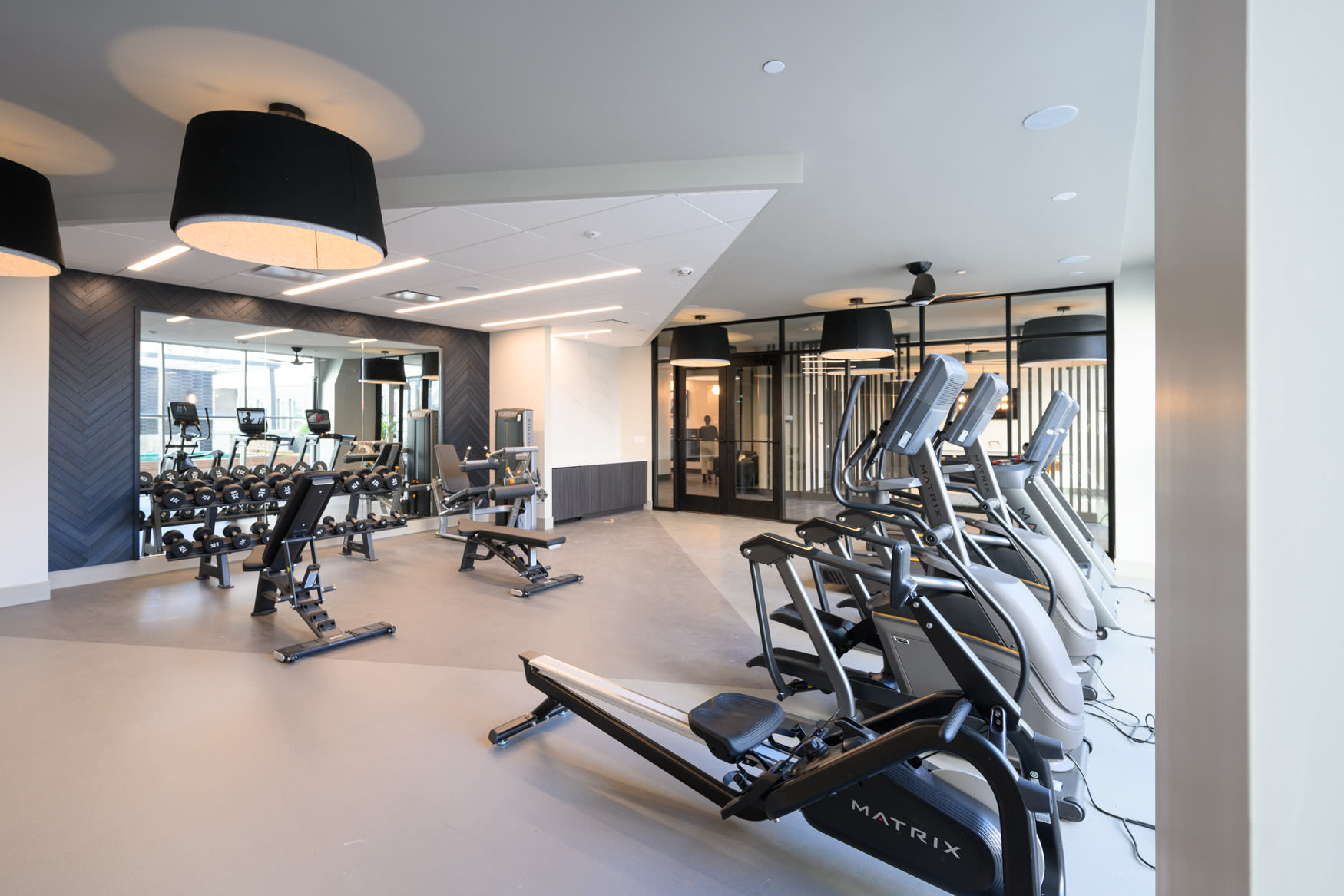 Fitness center at Crosby Hill in Wilmington, Delaware