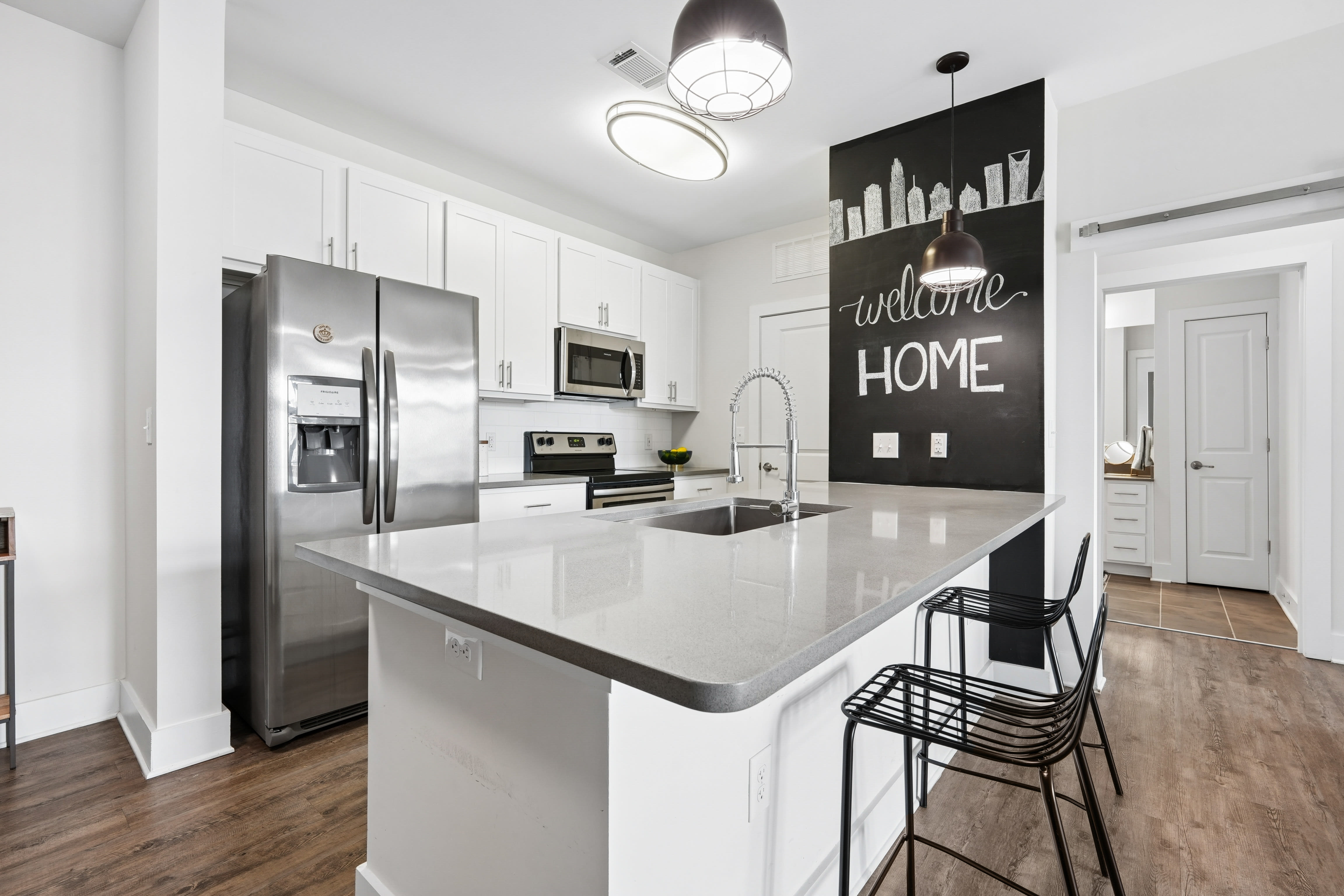Kitchen at Overton Row in Charlotte, North Carolina