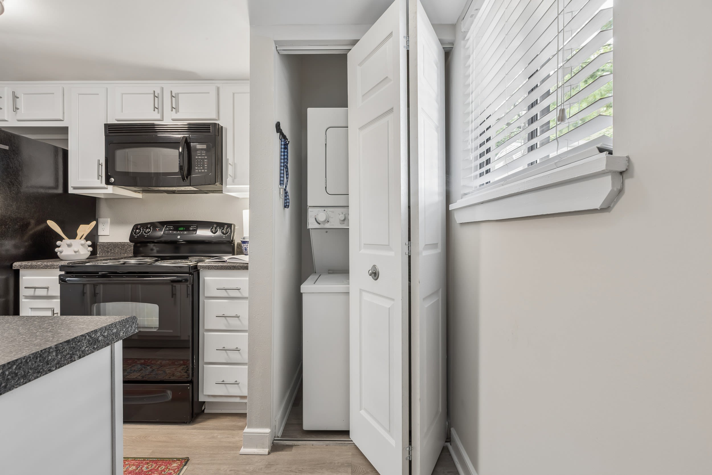 In-unit washer and dryer at Reserve South in Richmond, Virginia