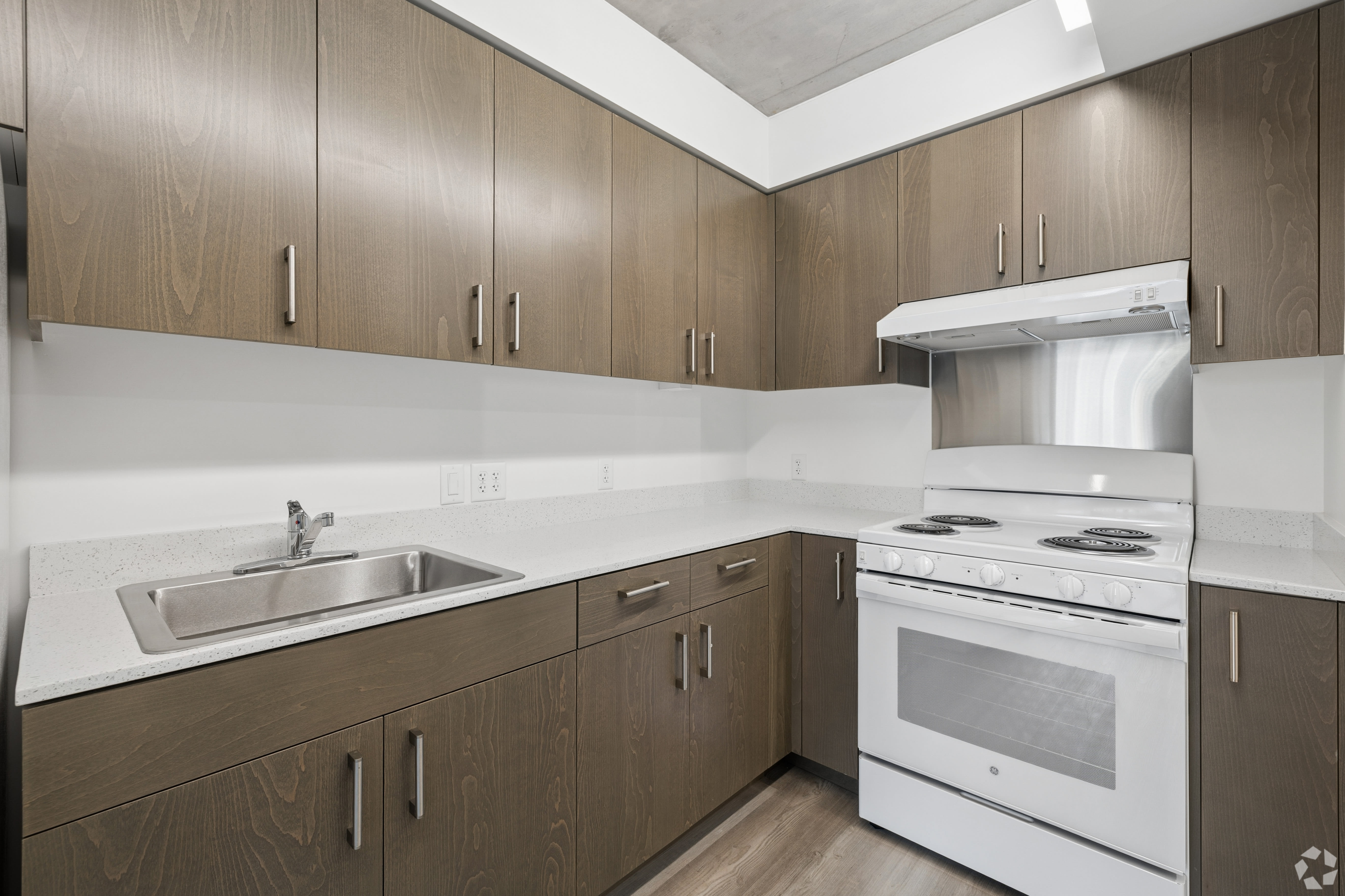 One bedroom model kitchen
