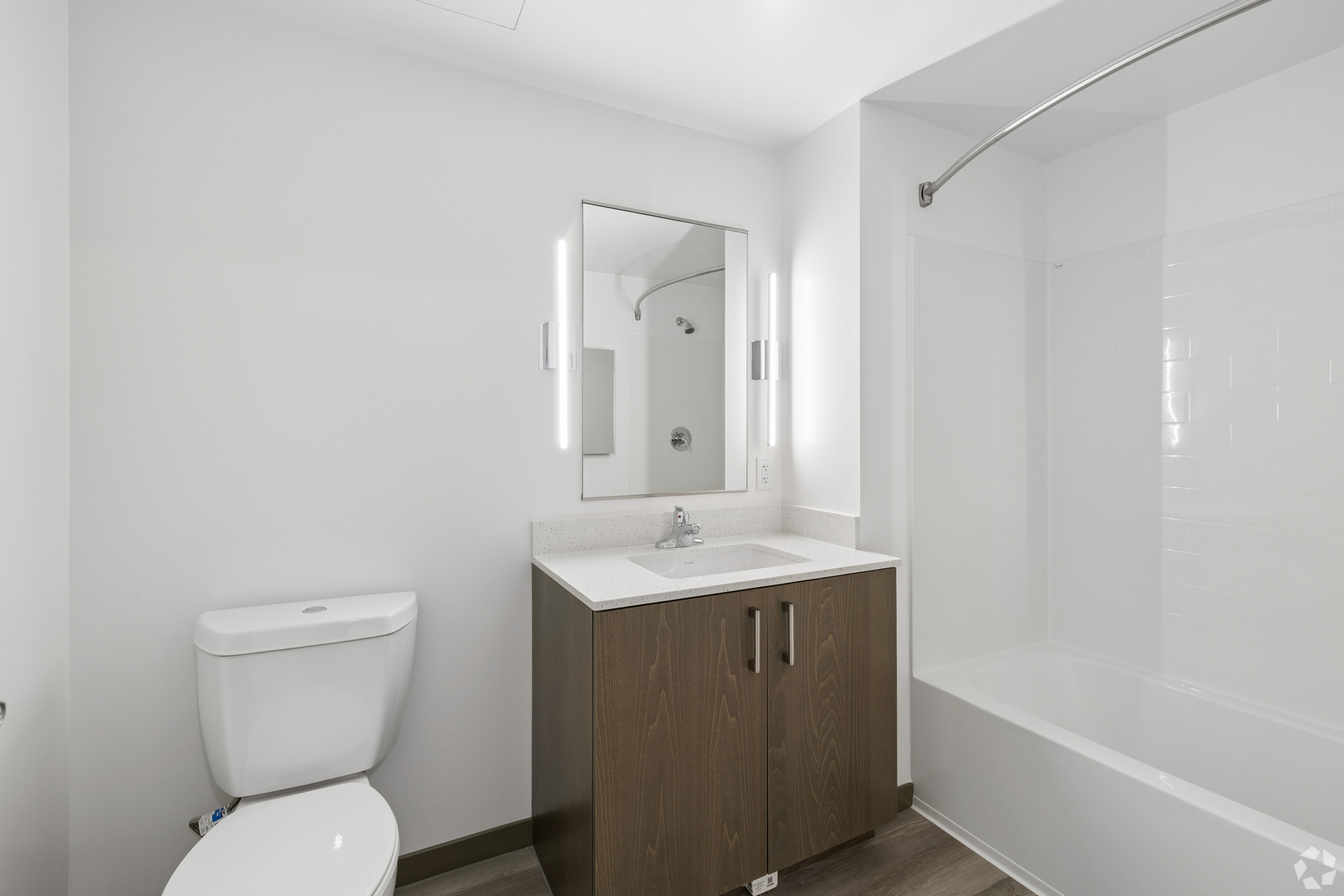 One bedroom model bathroom