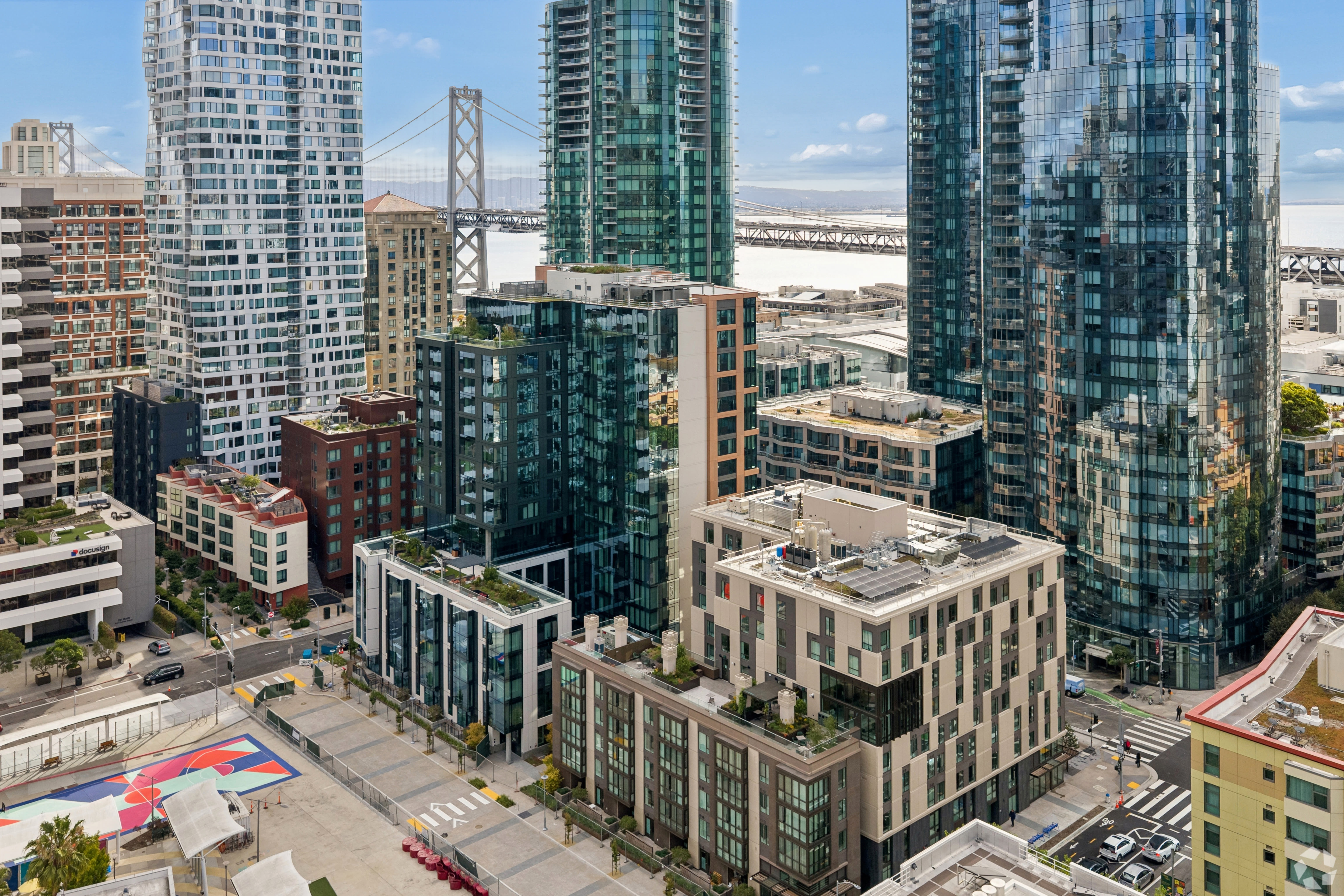 Rendering of community exterior at Lark Landing in San Francisco, California
