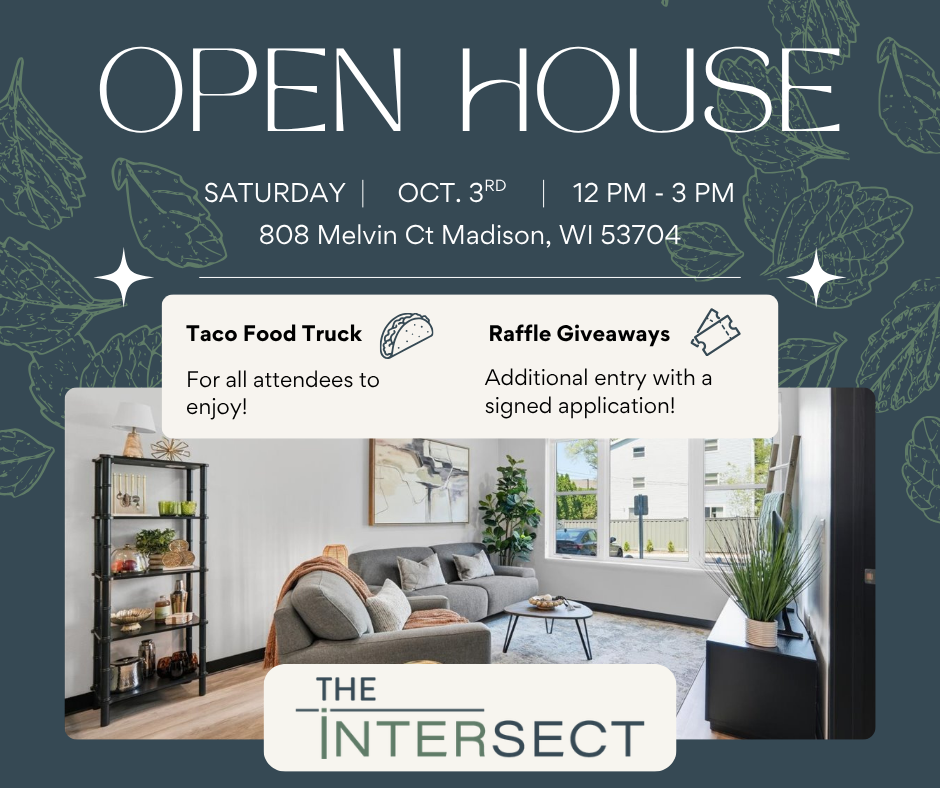Open House at The Intersect Apartments in Madison, WI