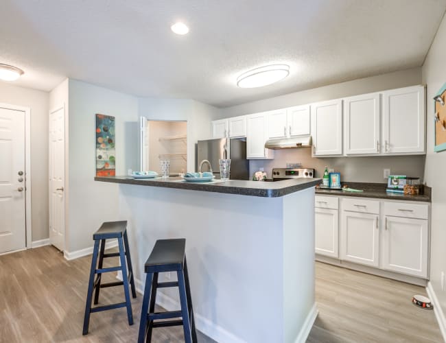Floor plans at The Village Apartments