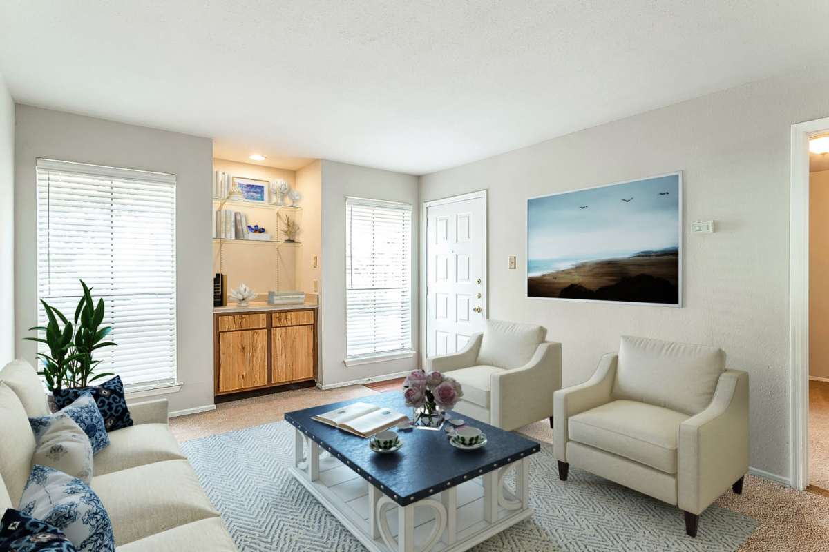 Model apartment at Whispering Creek Villas, San Antonio, Texas