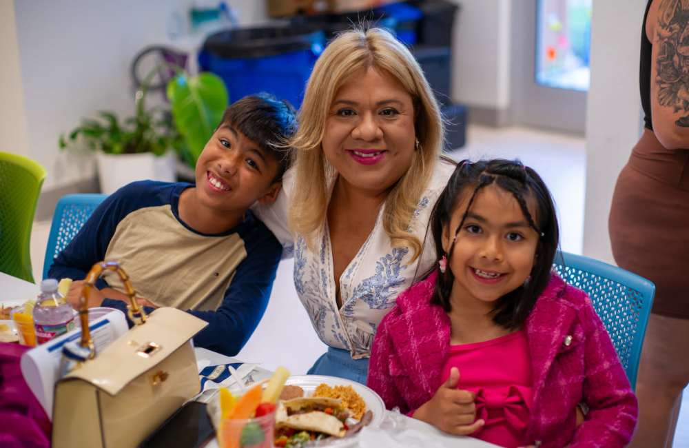 Family at Sierra Vista Apartments in Austin, Texas