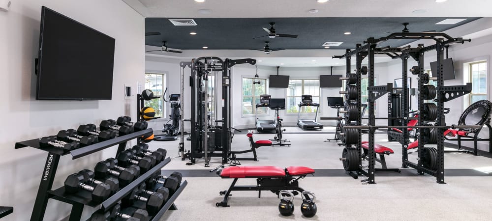 Gorgeous workout area in Integra 289 Exchange in DeBary, Florida