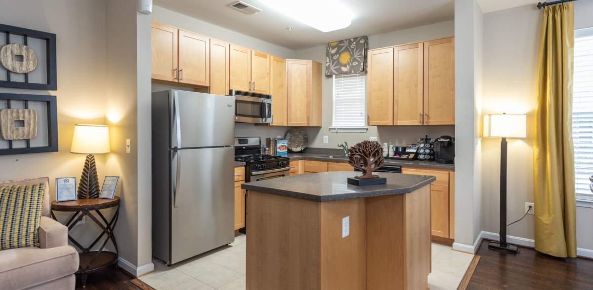 Model apartment at Commons on Potomac Square, Sterling, Virginia