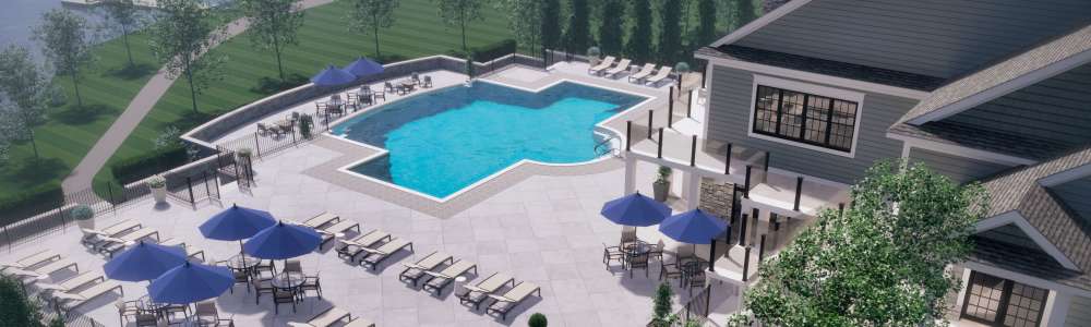 Swimming Pool at Encore at West Valley in White Lake, Michigan