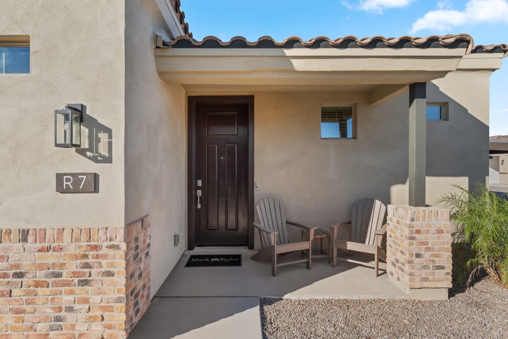 Home entrance at EVR Porter in Maricopa, Arizona