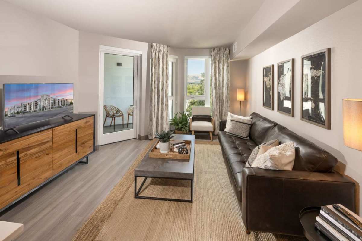 Modern living areas at The Beacon in Fremont, California