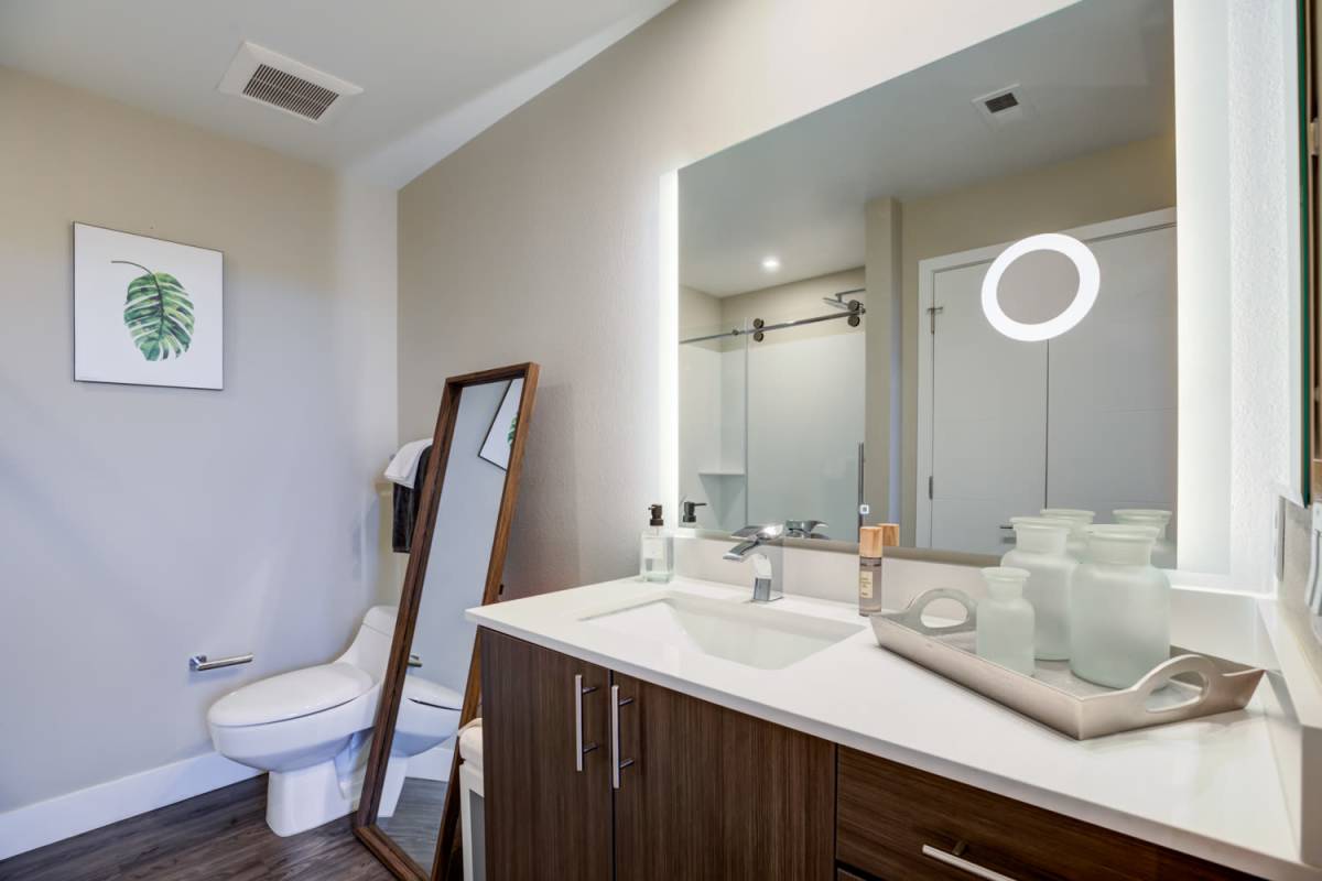 Bathroom at The Wyatt Apartments in Fort Collins, Colorado