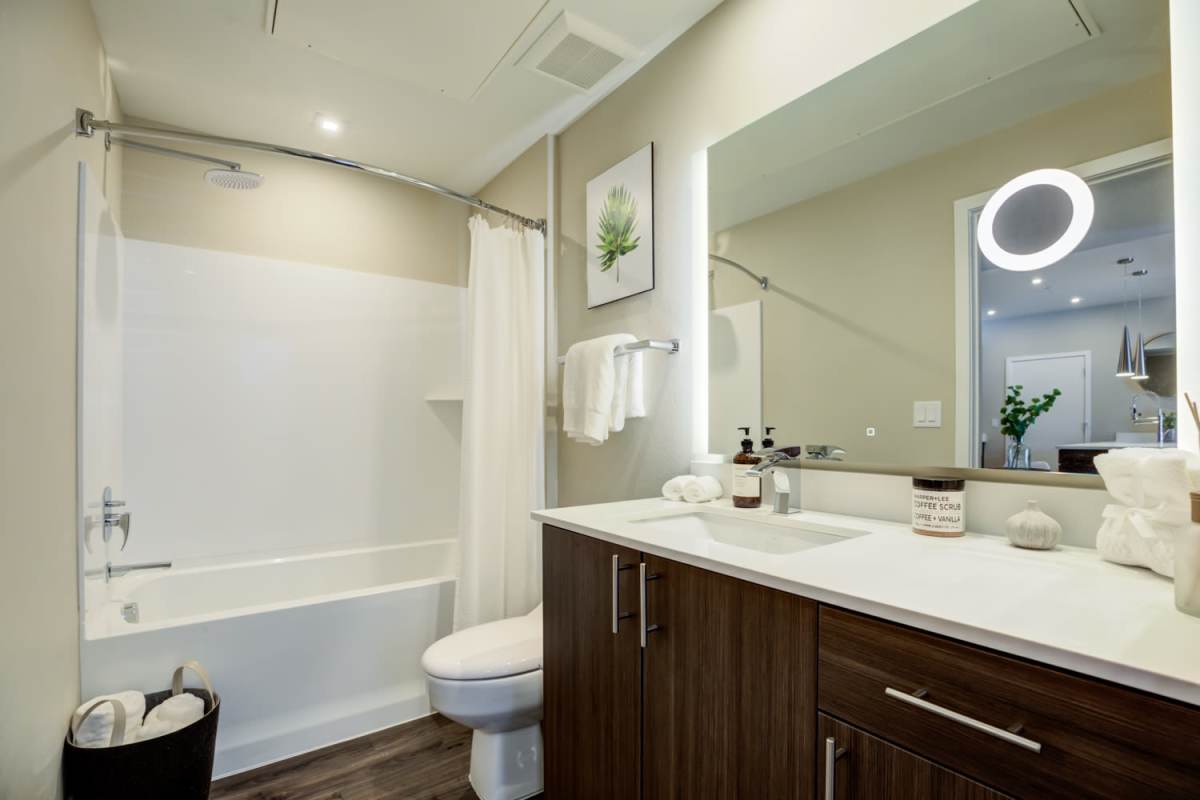 Bathtub at The Wyatt Apartments in Fort Collins, Colorado