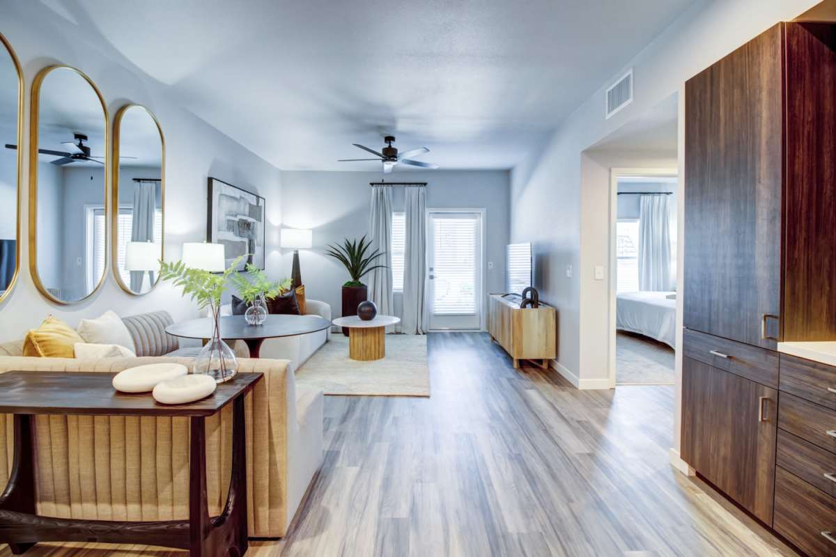 View amenities like hardwood flooring at Aurora at Green Valley in Fairfield, California