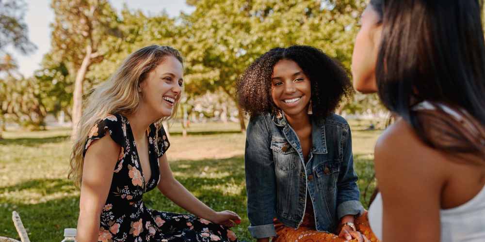 Resident friends enjoying their free time in local park near Hamlet Quail Crossing in Wake Forest. NC