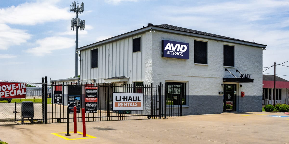 Storage at Avid Storage in Pearland, Texas