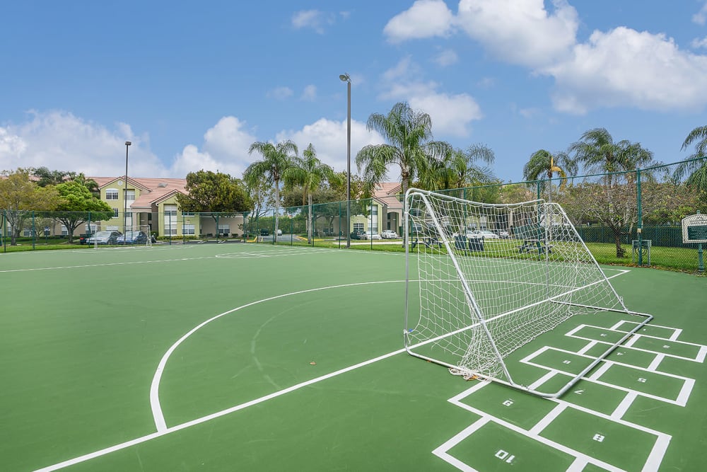 Sports court at Royal St. George at the Villages Apartment Homes in West Palm Beach, Florida