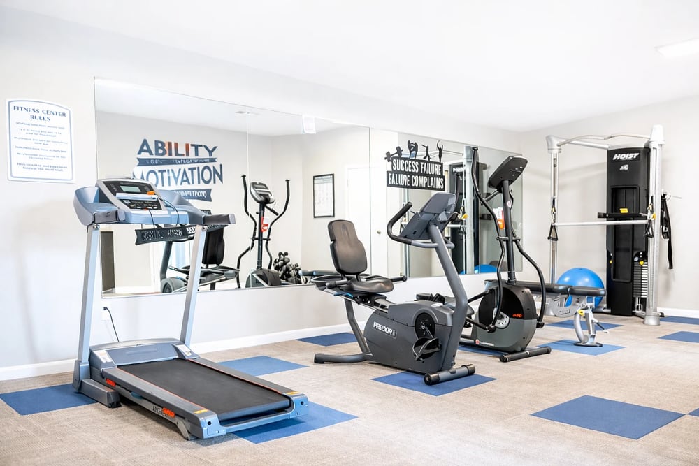 Fitness area at Spring Brook in Holland, Michigan