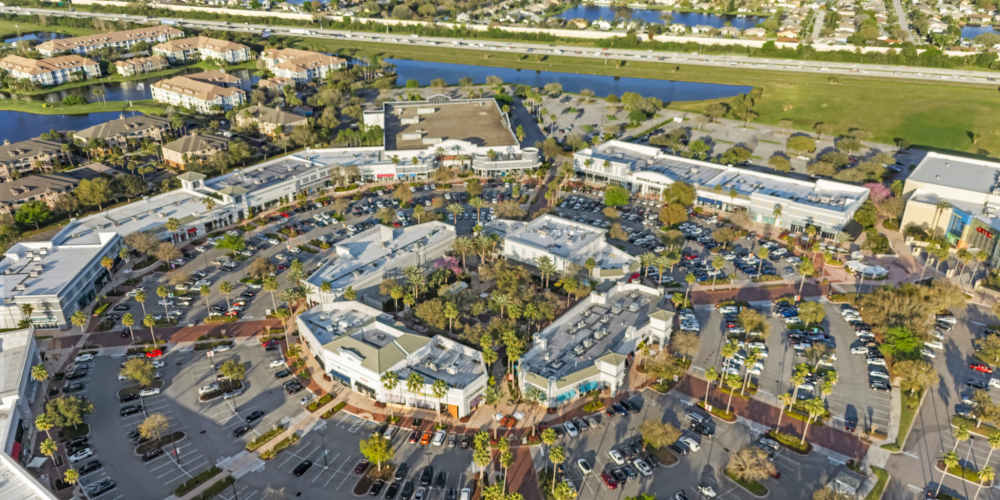 Local shopping mall near Addison Square in Viera, Florida