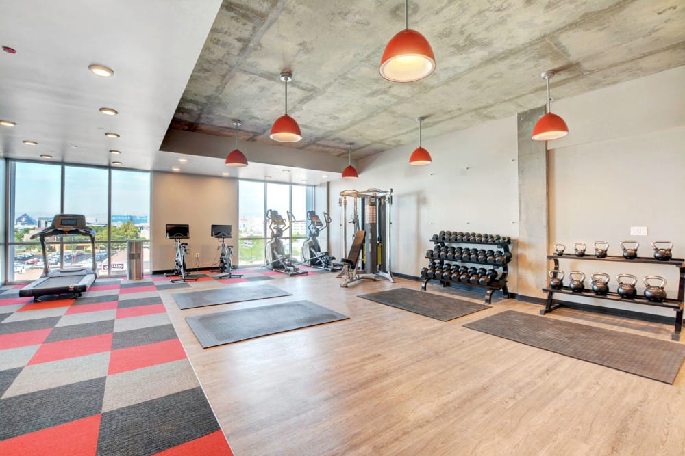 Fitness center at the yoU in Las Vegas, Nevada