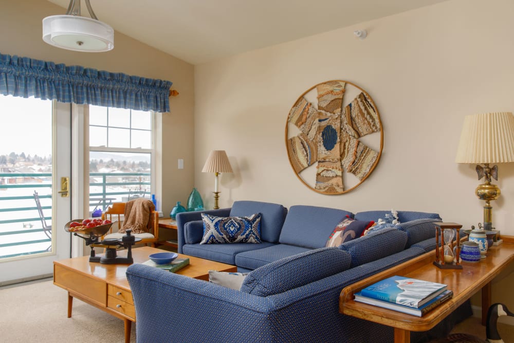 Livingroom  at Touchmark on Saddle Drive in Helena, Montana