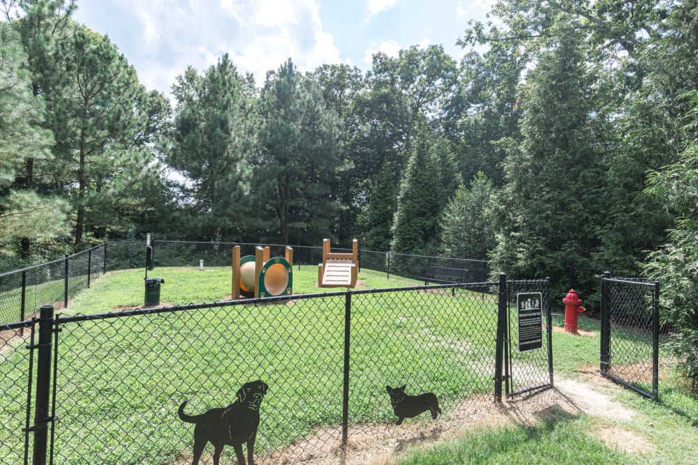 Dog park at Harbor Village Apartments in Richmond, Virginia