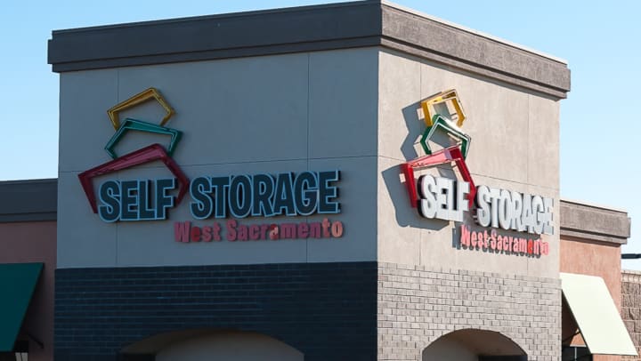 West Sacramento Self Storage Sign