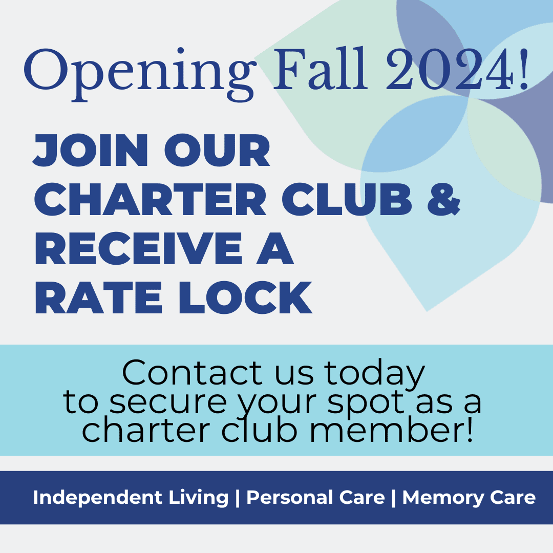 Enjoy a Rate Lock when you move into our new senior living community Harmony today from Harmony at Diamond Ridge in Moon Township, Pennsylvania